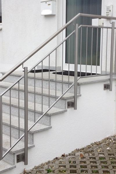 Treppengeländer aus Edelstahl