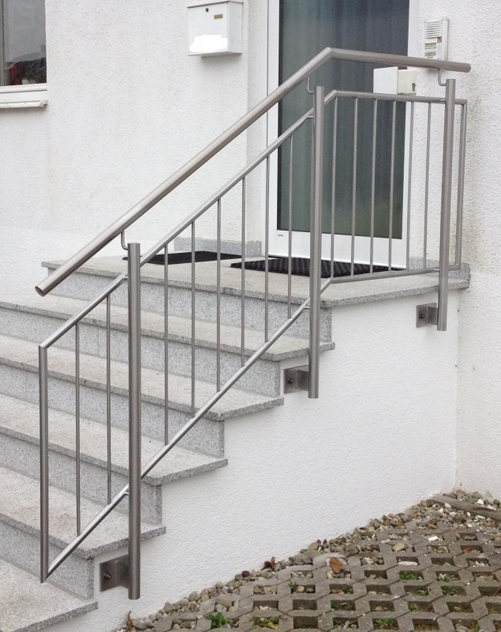 Treppengeländer aus Edelstahl